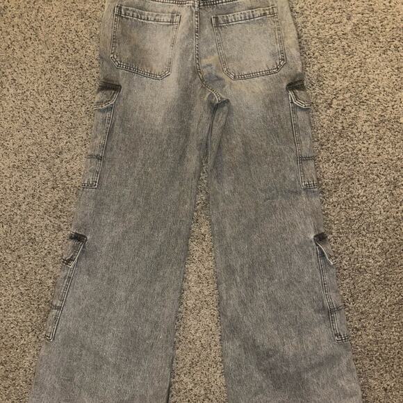 H&M Gray Cargo Jeans size 6 nwt - Picture 8 of 8